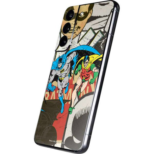 DC Comics Batman and Robin Vintage Action Pose Galaxy S22 Skin